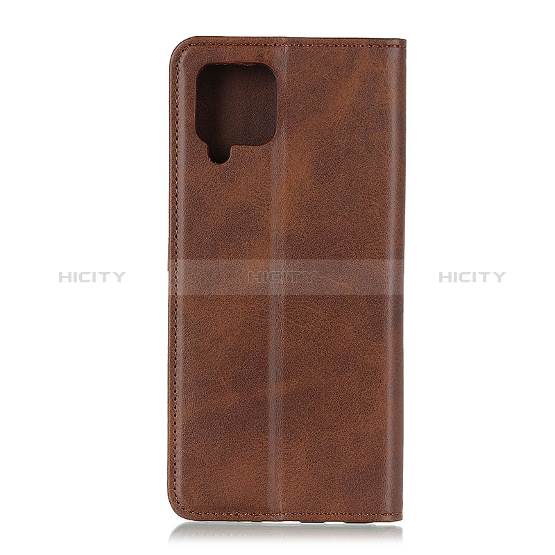 Coque Portefeuille Livre Cuir Etui Clapet A02D pour Samsung Galaxy A42 5G Marron Plus