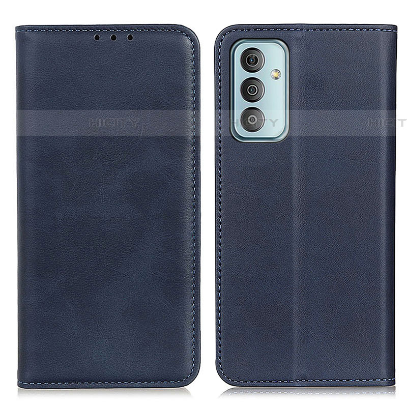 Coque Portefeuille Livre Cuir Etui Clapet A02D pour Samsung Galaxy F23 5G Bleu Plus