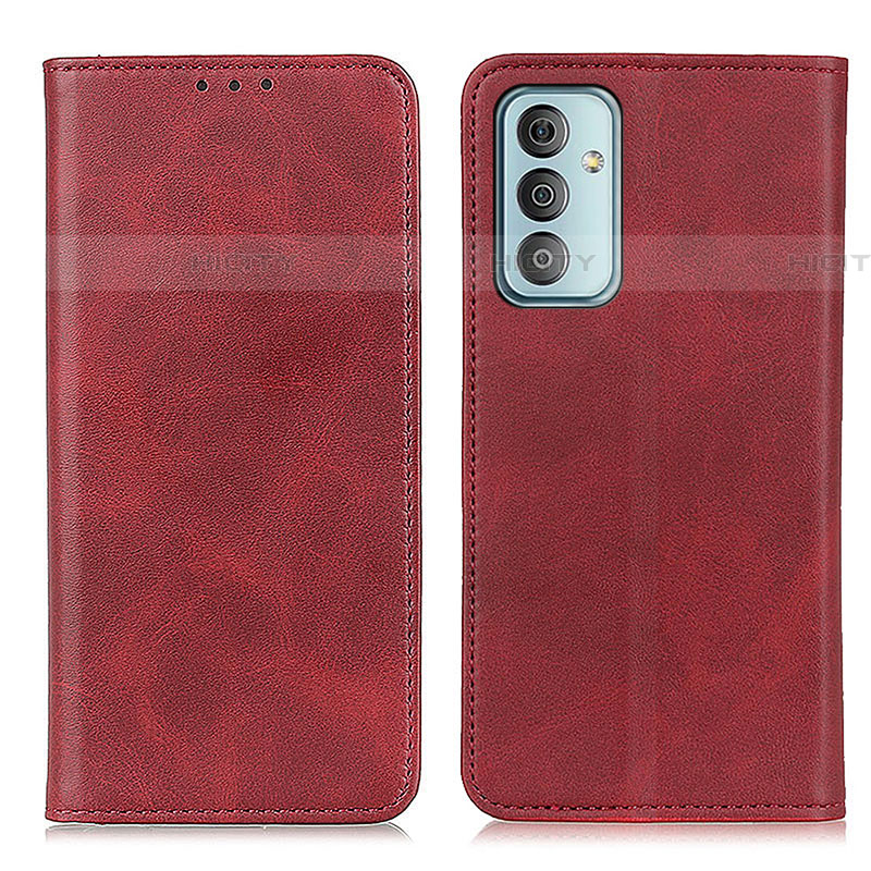 Coque Portefeuille Livre Cuir Etui Clapet A02D pour Samsung Galaxy F23 5G Rouge Plus