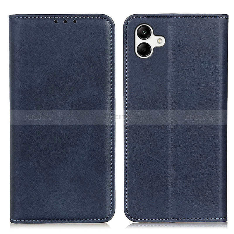 Coque Portefeuille Livre Cuir Etui Clapet A02D pour Samsung Galaxy M04 Bleu Plus