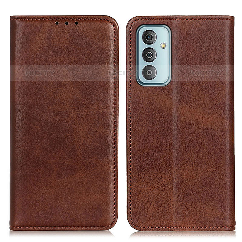 Coque Portefeuille Livre Cuir Etui Clapet A02D pour Samsung Galaxy M23 5G Marron Plus