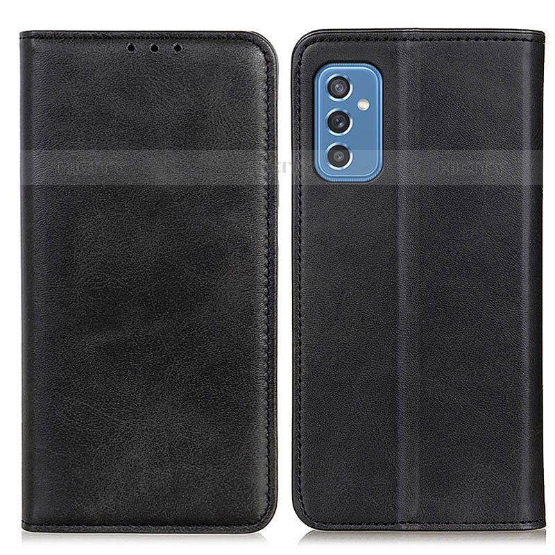 Coque Portefeuille Livre Cuir Etui Clapet A02D pour Samsung Galaxy M52 5G Noir Plus