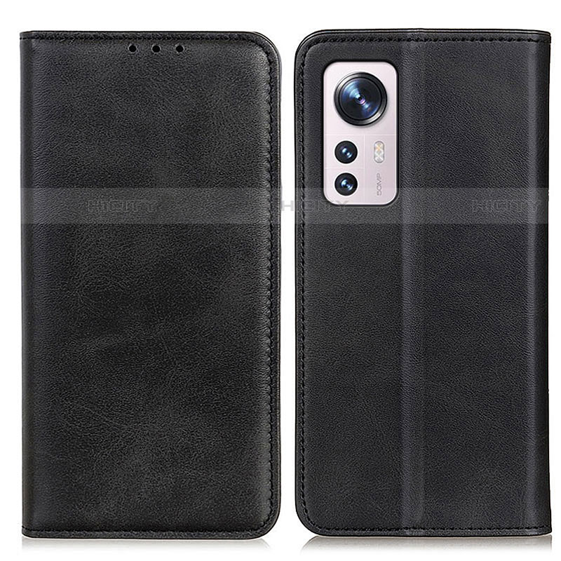 Coque Portefeuille Livre Cuir Etui Clapet A02D pour Xiaomi Mi 12 Lite 5G Noir Plus