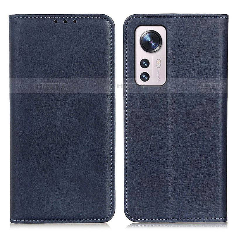 Coque Portefeuille Livre Cuir Etui Clapet A02D pour Xiaomi Mi 12S 5G Bleu Plus