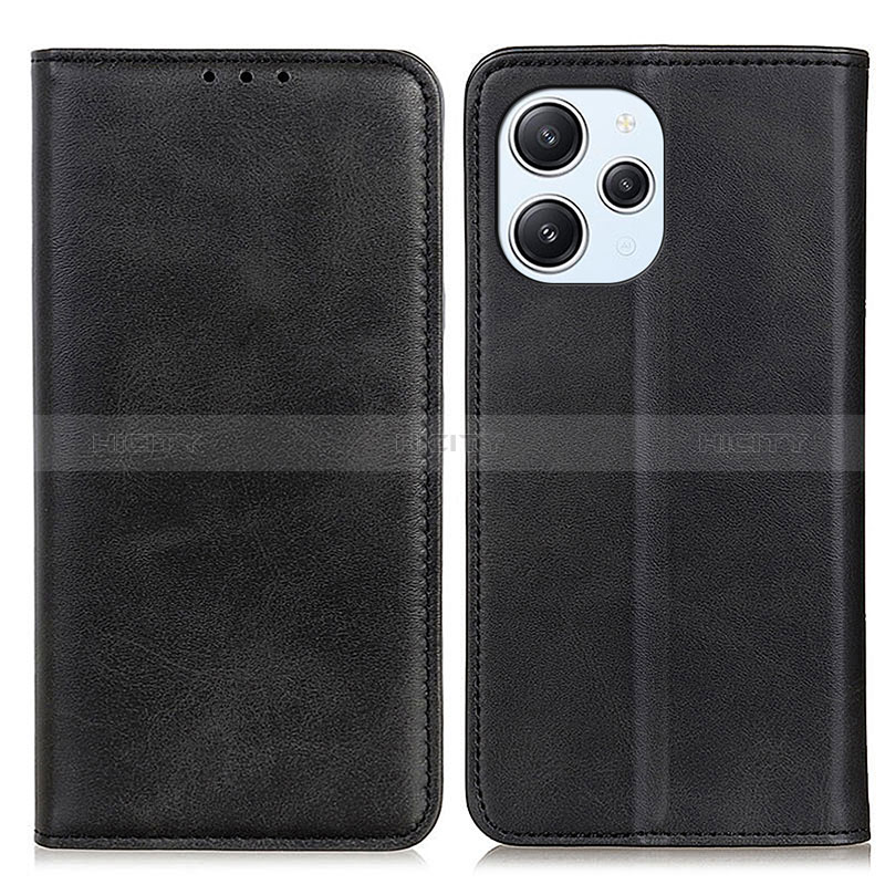 Coque Portefeuille Livre Cuir Etui Clapet A02D pour Xiaomi Redmi 12 4G Noir Plus