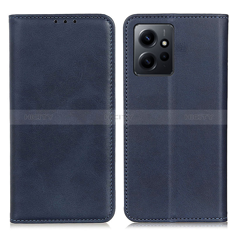 Coque Portefeuille Livre Cuir Etui Clapet A02D pour Xiaomi Redmi Note 12 4G Bleu Plus