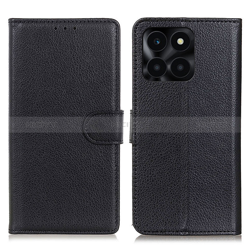 Coque Portefeuille Livre Cuir Etui Clapet A03D pour Huawei Honor X8b Noir Plus