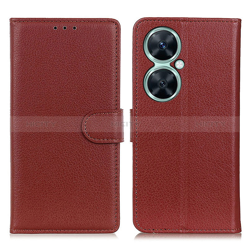 Coque Portefeuille Livre Cuir Etui Clapet A03D pour Huawei Nova 11i Marron Plus