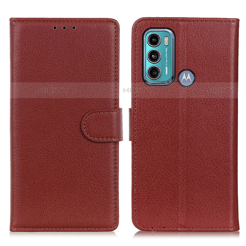 Coque Portefeuille Livre Cuir Etui Clapet A03D pour Motorola Moto G40 Fusion Marron Plus