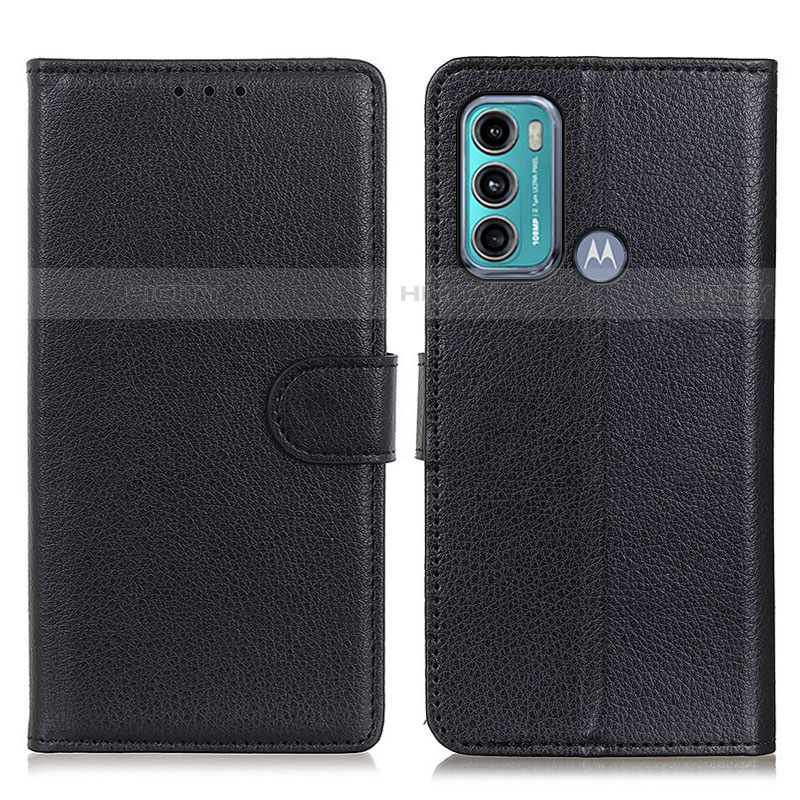 Coque Portefeuille Livre Cuir Etui Clapet A03D pour Motorola Moto G40 Fusion Noir Plus