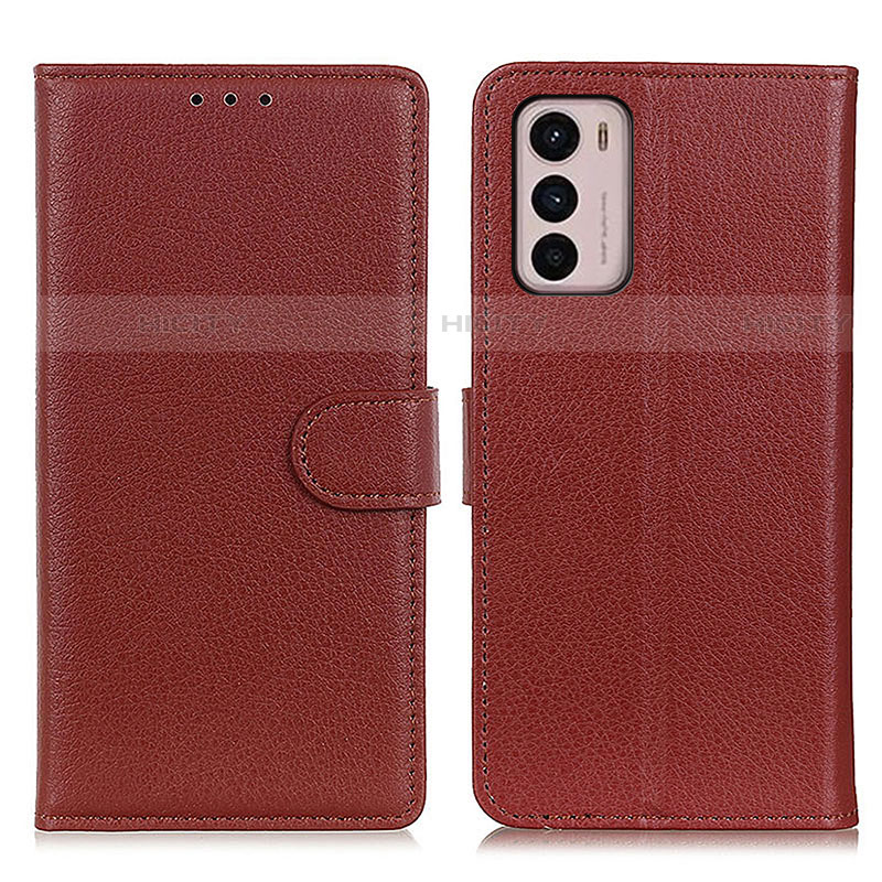 Coque Portefeuille Livre Cuir Etui Clapet A03D pour Motorola Moto G42 Marron Plus