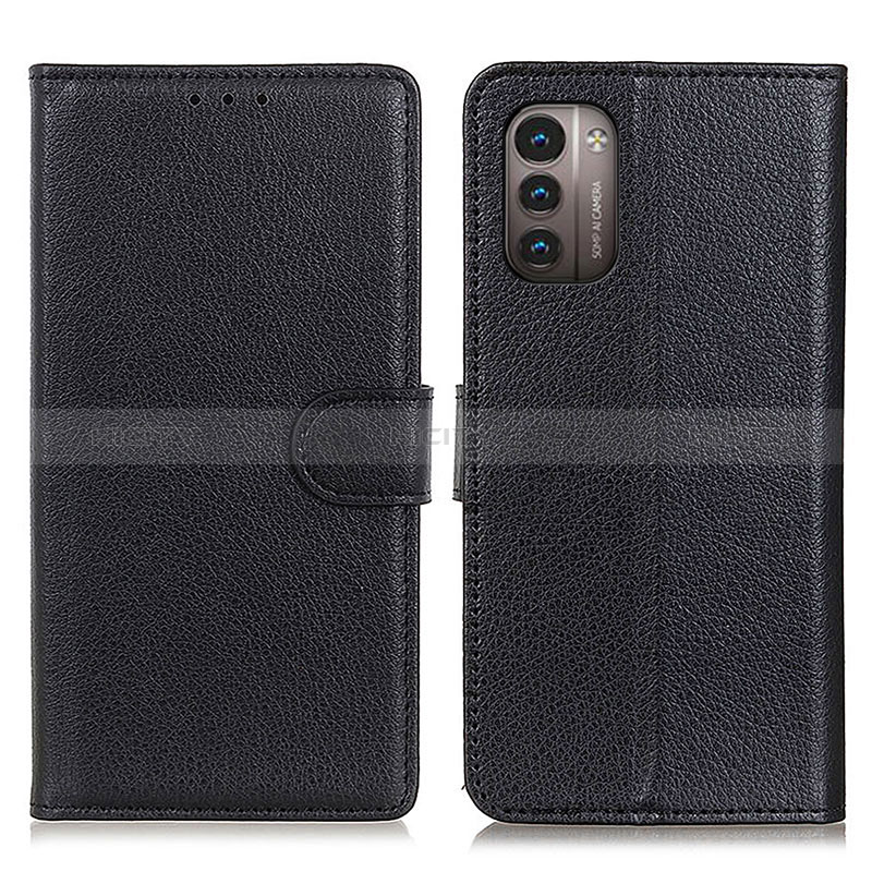 Coque Portefeuille Livre Cuir Etui Clapet A03D pour Nokia G11 Noir Plus