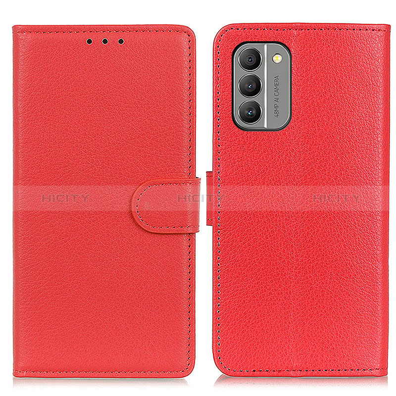 Coque Portefeuille Livre Cuir Etui Clapet A03D pour Nokia G400 5G Bleu Ciel Plus