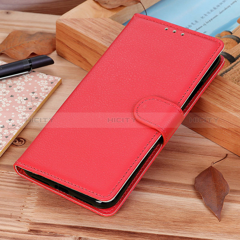 Coque Portefeuille Livre Cuir Etui Clapet A03D pour OnePlus 9 Pro 5G Rouge Plus