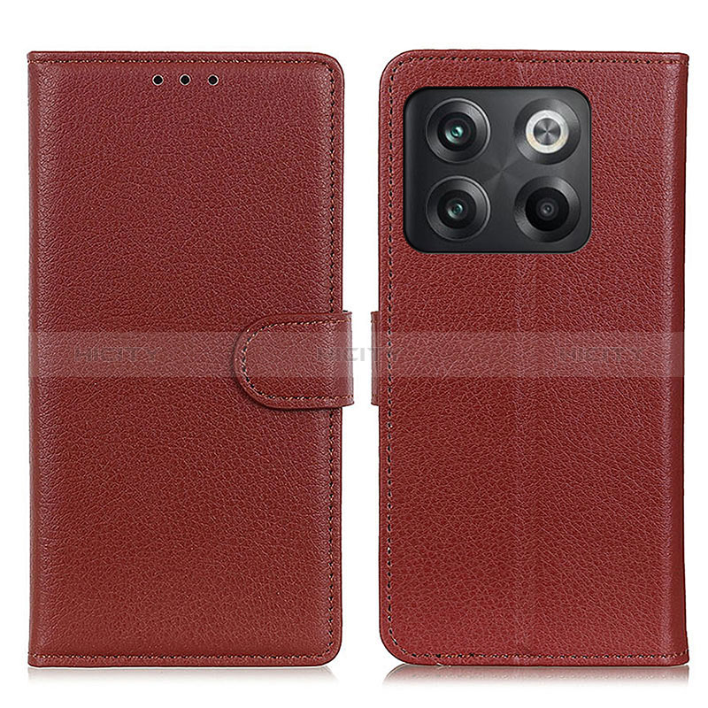 Coque Portefeuille Livre Cuir Etui Clapet A03D pour OnePlus Ace Pro 5G Marron Plus