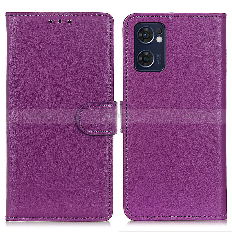 Coque Portefeuille Livre Cuir Etui Clapet A03D pour OnePlus Nord CE 2 5G Violet Plus