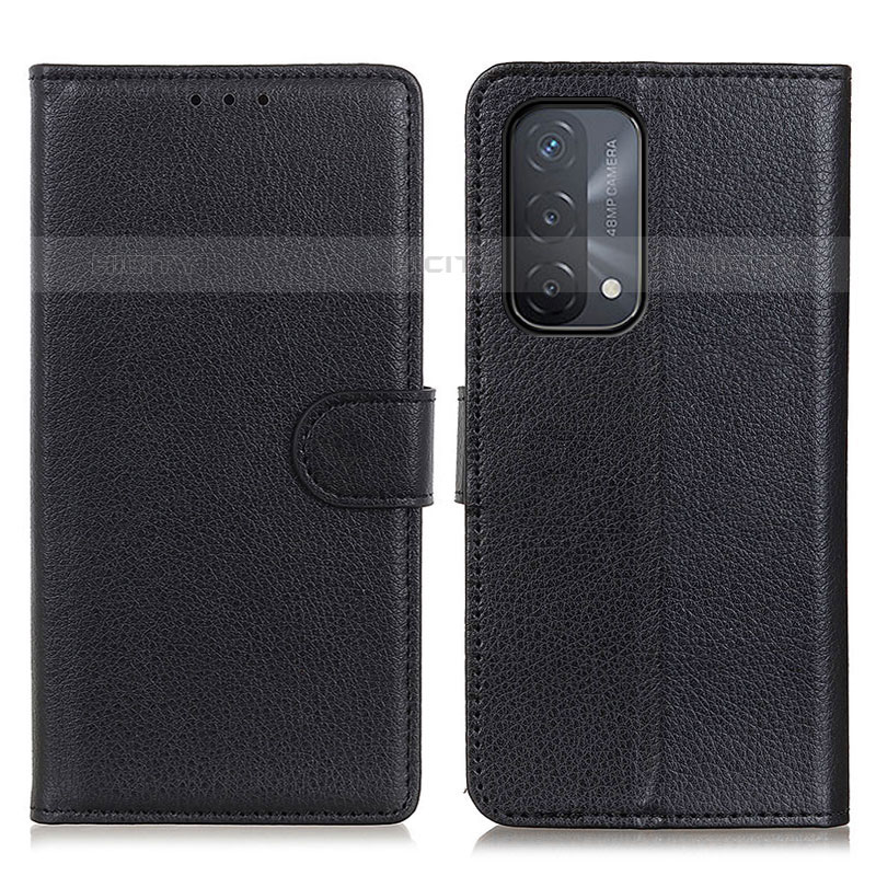 Coque Portefeuille Livre Cuir Etui Clapet A03D pour OnePlus Nord N200 5G Noir Plus