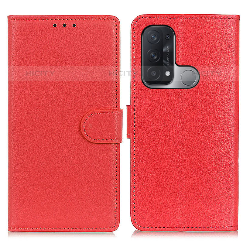 Coque Portefeuille Livre Cuir Etui Clapet A03D pour Oppo Reno5 A Bleu Ciel Plus