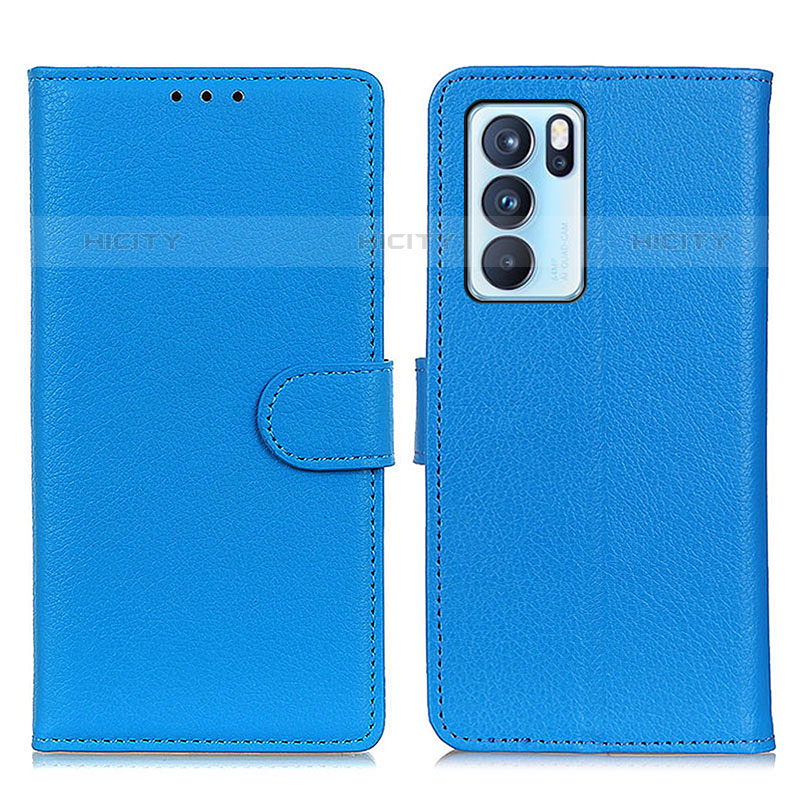 Coque Portefeuille Livre Cuir Etui Clapet A03D pour Oppo Reno6 Pro 5G India Plus