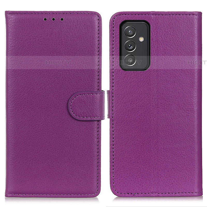 Coque Portefeuille Livre Cuir Etui Clapet A03D pour Samsung Galaxy A24 4G Violet Plus