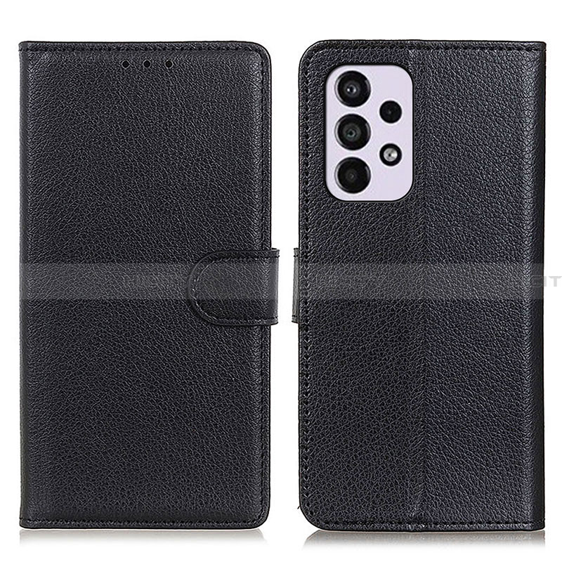 Coque Portefeuille Livre Cuir Etui Clapet A03D pour Samsung Galaxy A33 5G Noir Plus