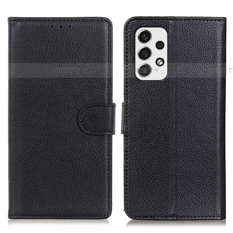 Coque Portefeuille Livre Cuir Etui Clapet A03D pour Samsung Galaxy A53 5G Noir Plus