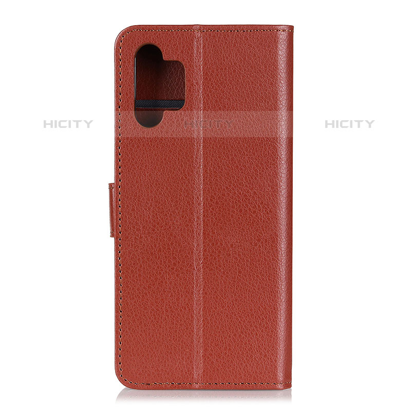 Coque Portefeuille Livre Cuir Etui Clapet A03D pour Samsung Galaxy M32 5G Marron Plus