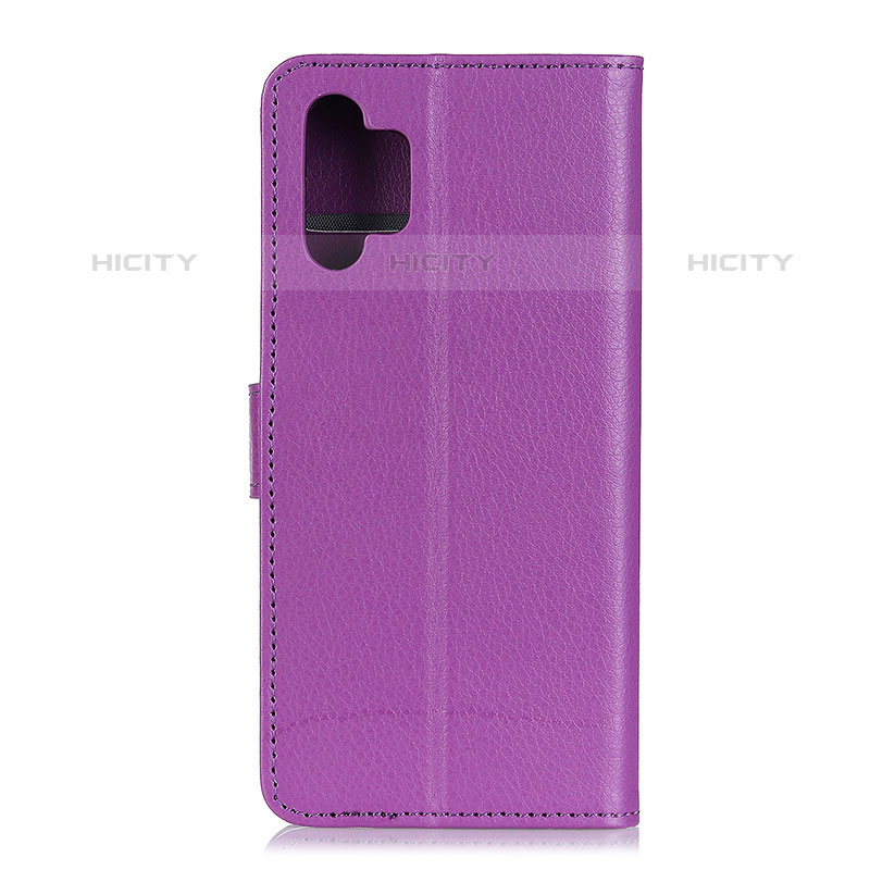 Coque Portefeuille Livre Cuir Etui Clapet A03D pour Samsung Galaxy M32 5G Violet Plus