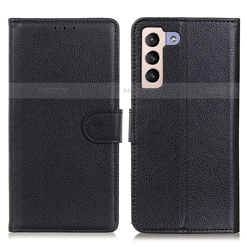 Coque Portefeuille Livre Cuir Etui Clapet A03D pour Samsung Galaxy S21 5G Noir Plus