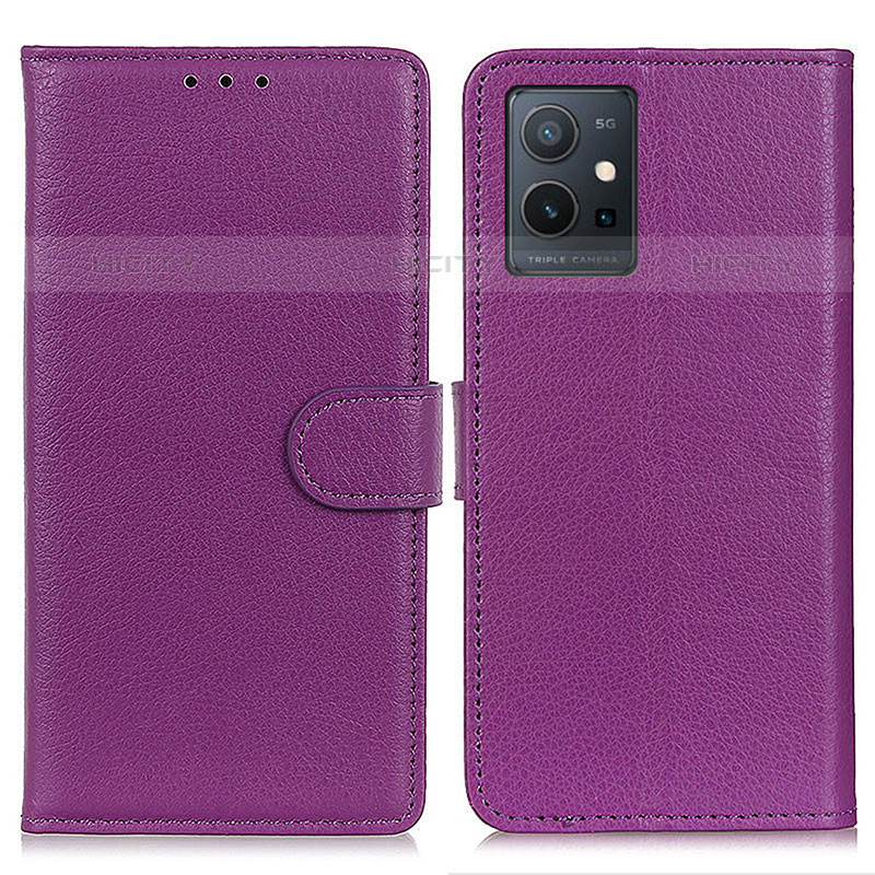 Coque Portefeuille Livre Cuir Etui Clapet A03D pour Vivo T1 5G India Plus