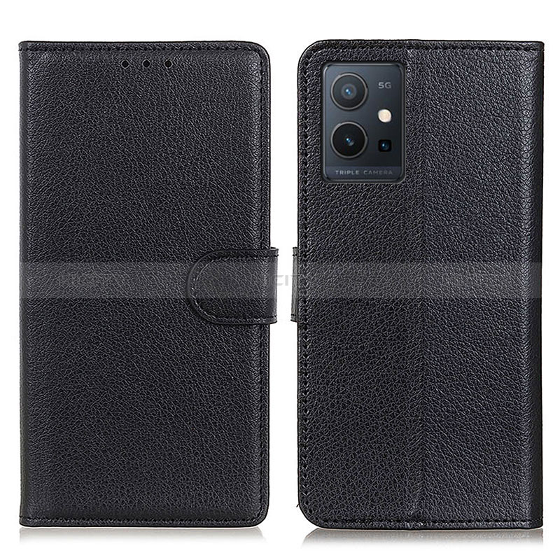 Coque Portefeuille Livre Cuir Etui Clapet A03D pour Vivo Y33e 5G Noir Plus