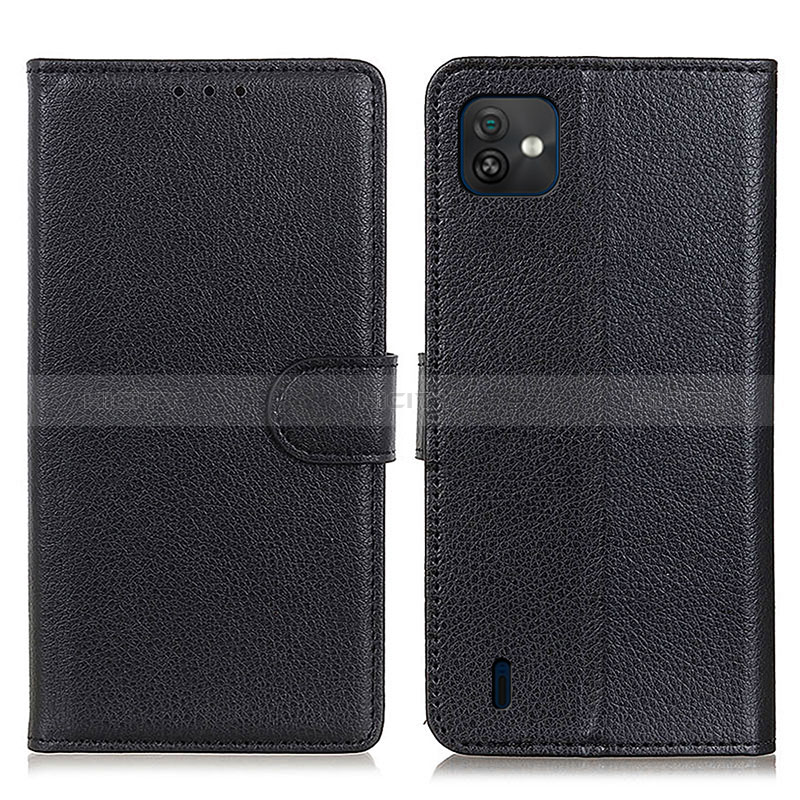 Coque Portefeuille Livre Cuir Etui Clapet A03D pour Wiko Y82 Noir Plus