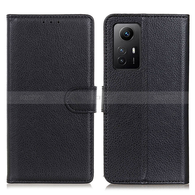 Coque Portefeuille Livre Cuir Etui Clapet A03D pour Xiaomi Redmi Note 12S Noir Plus