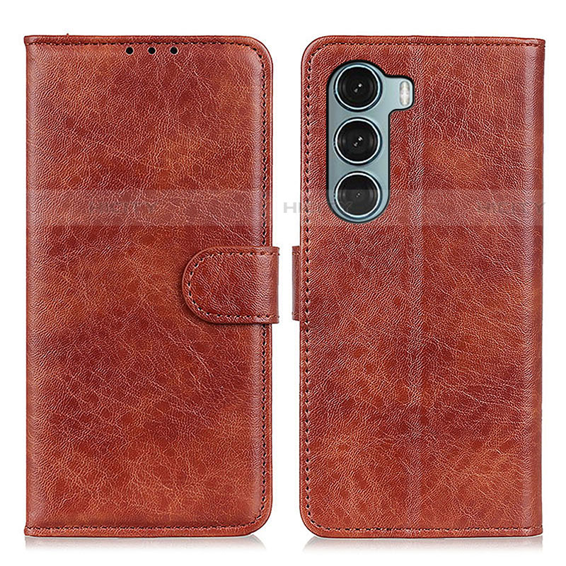 Coque Portefeuille Livre Cuir Etui Clapet A04D pour Motorola Moto Edge S30 5G Marron Plus