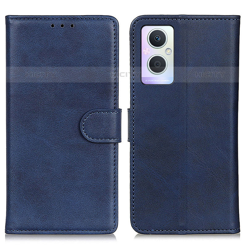 Coque Portefeuille Livre Cuir Etui Clapet A04D pour OnePlus Nord N20 5G Bleu Plus