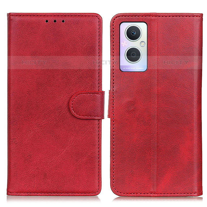 Coque Portefeuille Livre Cuir Etui Clapet A04D pour OnePlus Nord N20 5G Rouge Plus