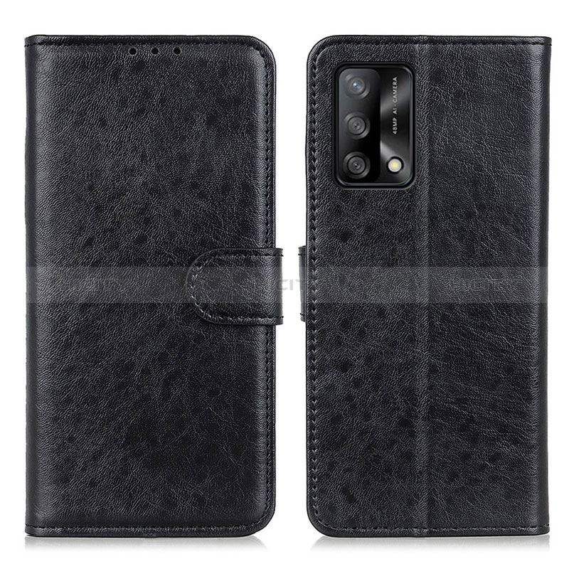 Coque Portefeuille Livre Cuir Etui Clapet A04D pour Oppo A95 4G Noir Plus