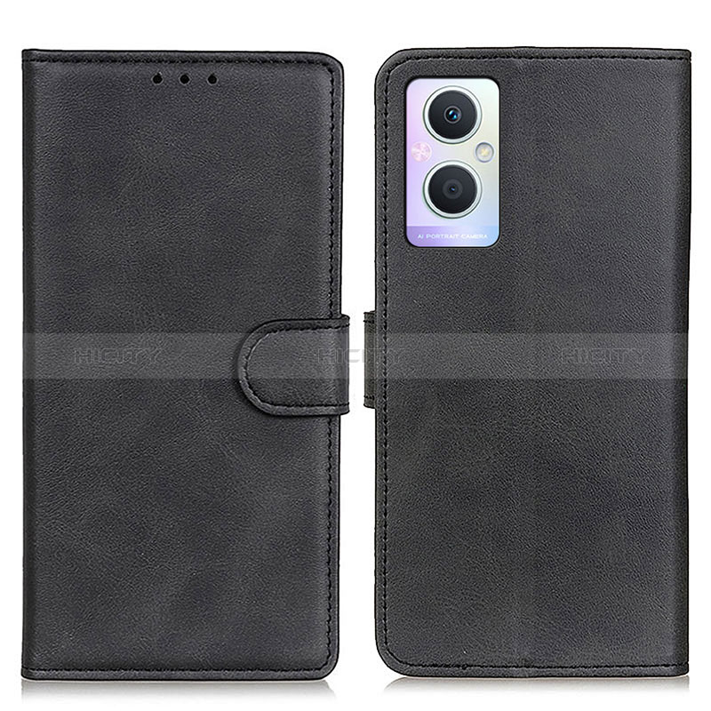 Coque Portefeuille Livre Cuir Etui Clapet A04D pour Oppo A96 5G Noir Plus