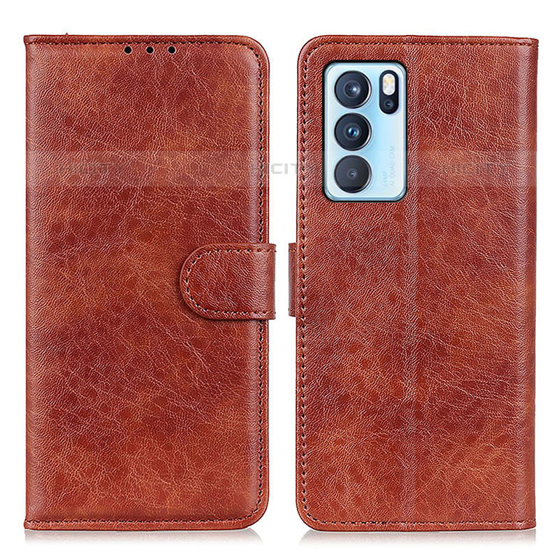 Coque Portefeuille Livre Cuir Etui Clapet A04D pour Oppo Reno6 Pro 5G India Plus