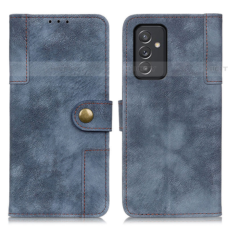 Coque Portefeuille Livre Cuir Etui Clapet A04D pour Samsung Galaxy A05s Bleu Plus