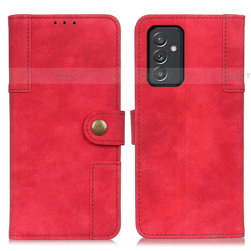 Coque Portefeuille Livre Cuir Etui Clapet A04D pour Samsung Galaxy A24 4G Rouge Plus