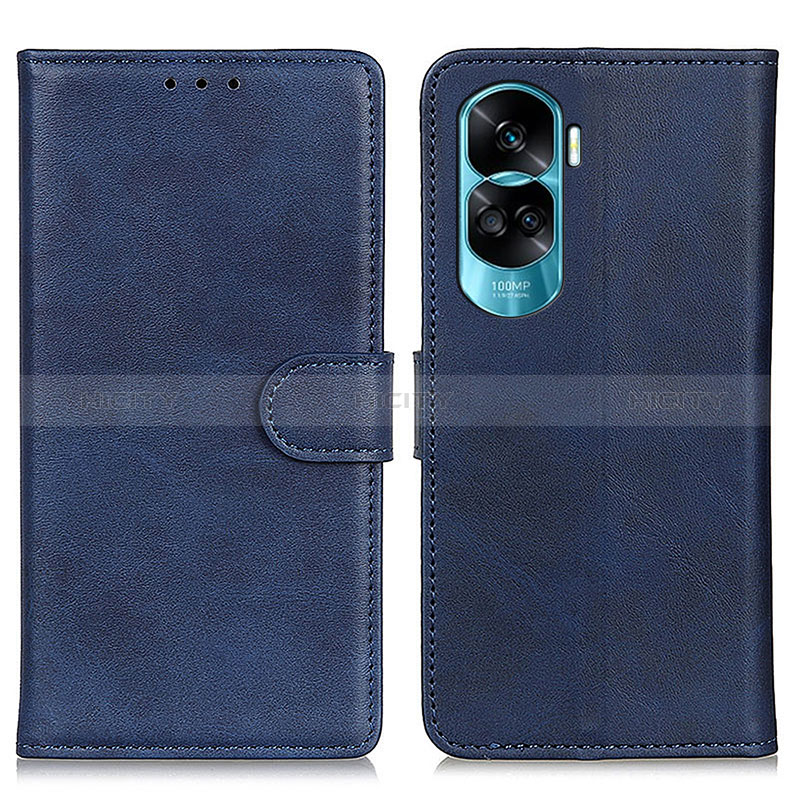 Coque Portefeuille Livre Cuir Etui Clapet A05D pour Huawei Honor 90 Lite 5G Bleu Plus