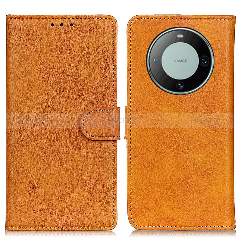 Coque Portefeuille Livre Cuir Etui Clapet A05D pour Huawei Mate 60 Marron Plus