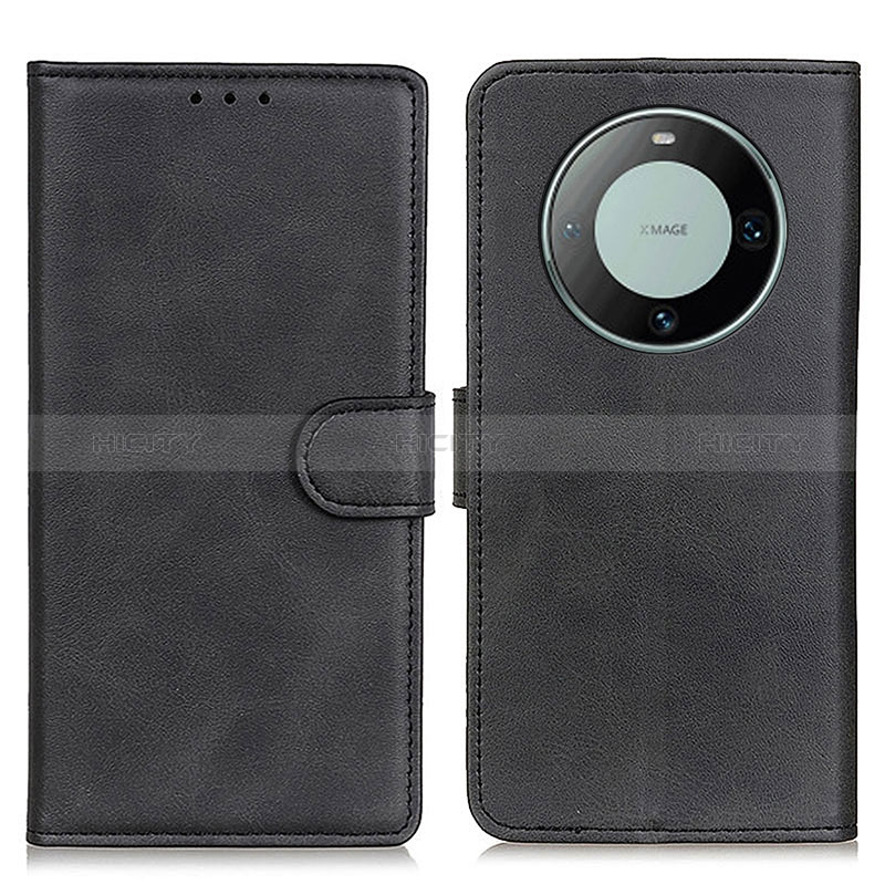 Coque Portefeuille Livre Cuir Etui Clapet A05D pour Huawei Mate 60 Noir Plus