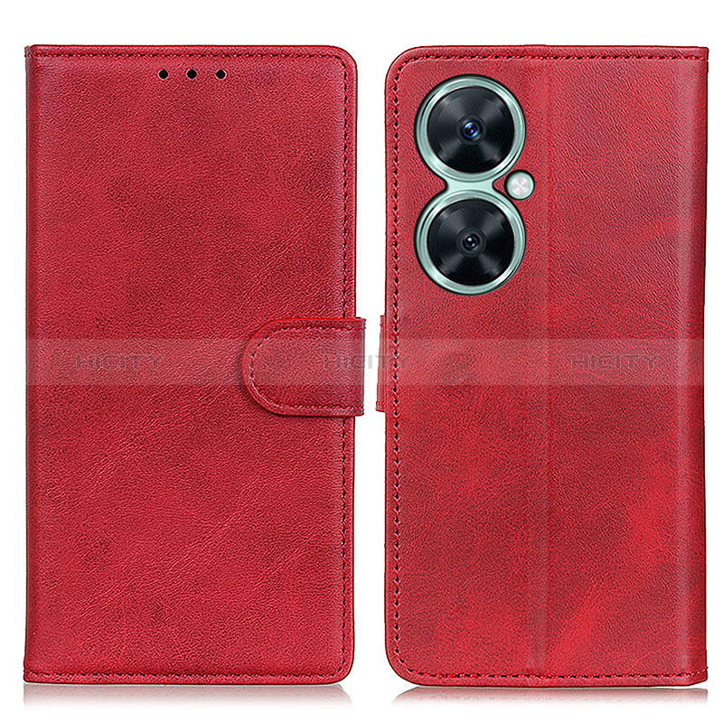 Coque Portefeuille Livre Cuir Etui Clapet A05D pour Huawei Nova 11i Rouge Plus