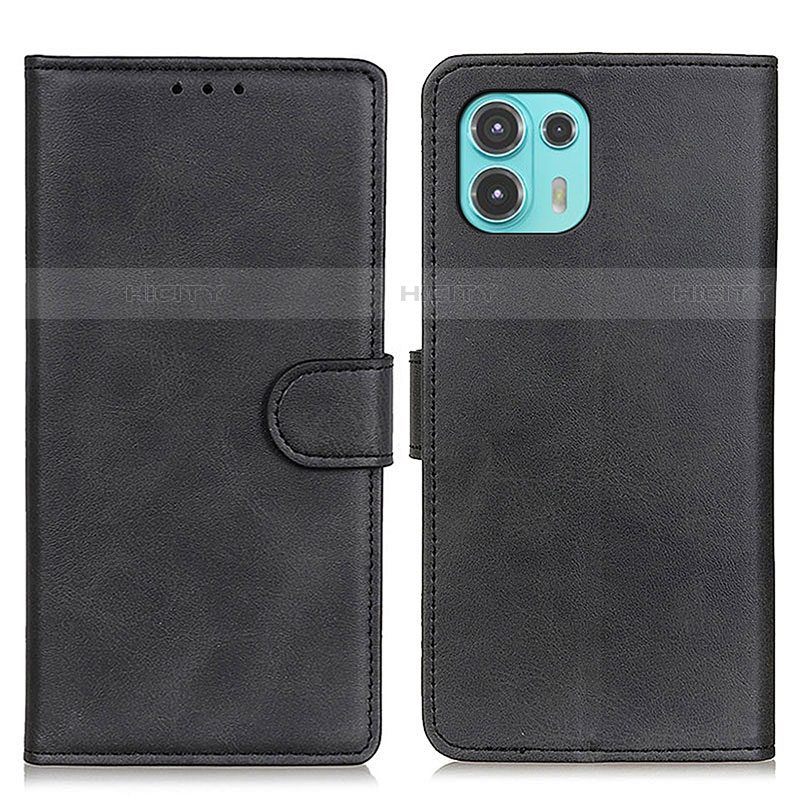 Coque Portefeuille Livre Cuir Etui Clapet A05D pour Motorola Moto Edge 20 Lite 5G Noir Plus