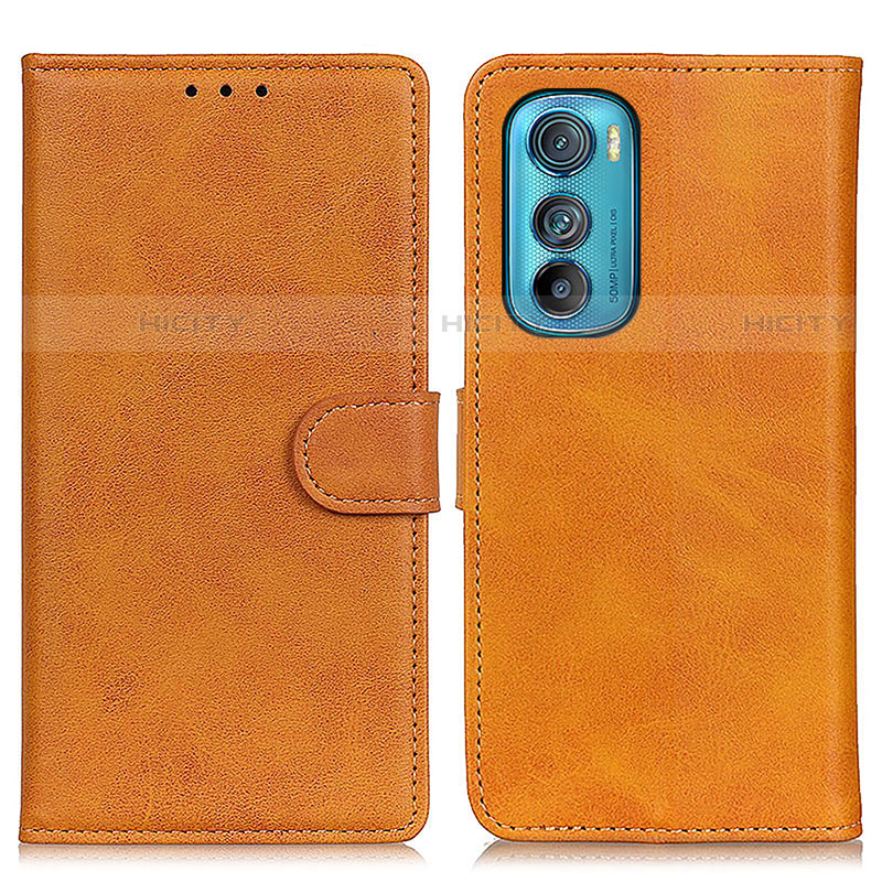 Coque Portefeuille Livre Cuir Etui Clapet A05D pour Motorola Moto Edge 30 5G Marron Plus