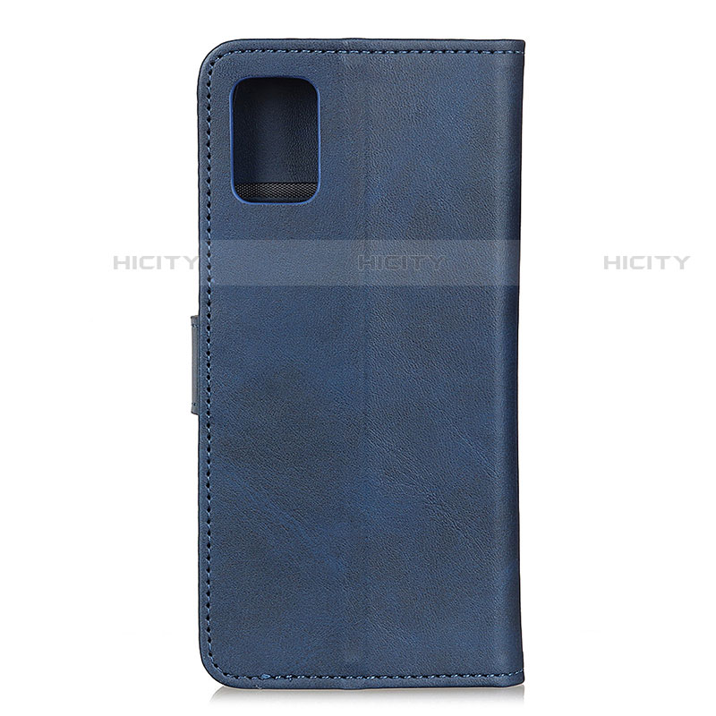 Coque Portefeuille Livre Cuir Etui Clapet A05D pour Motorola Moto Edge S 5G Bleu Plus