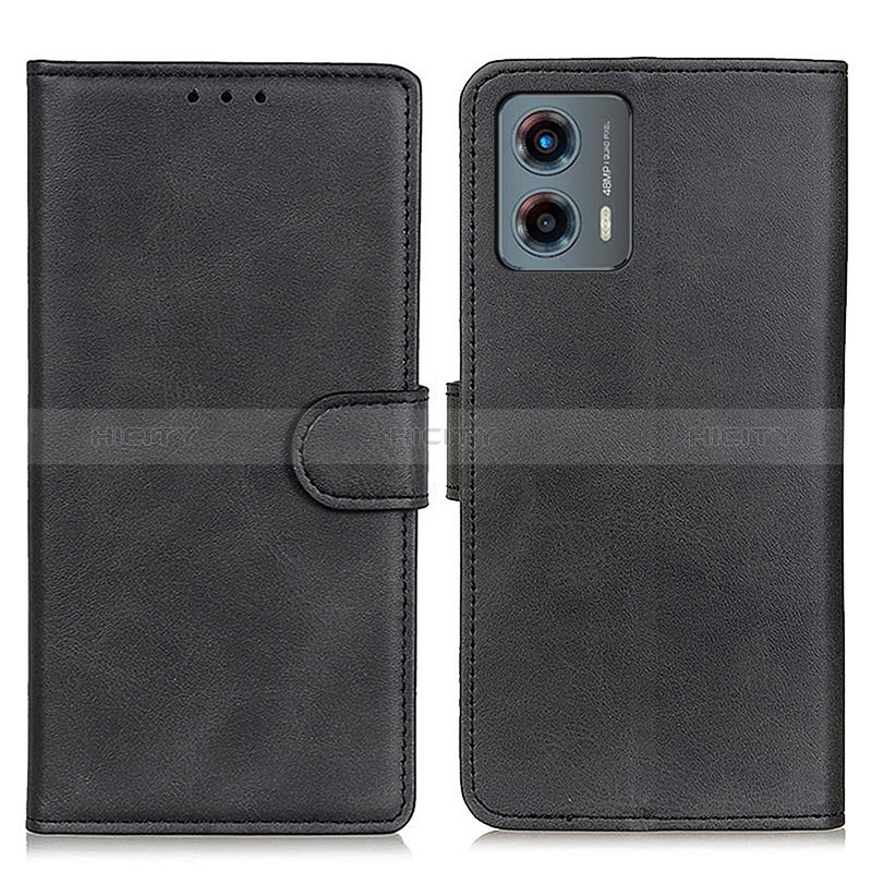 Coque Portefeuille Livre Cuir Etui Clapet A05D pour Motorola Moto G 5G (2023) Noir Plus