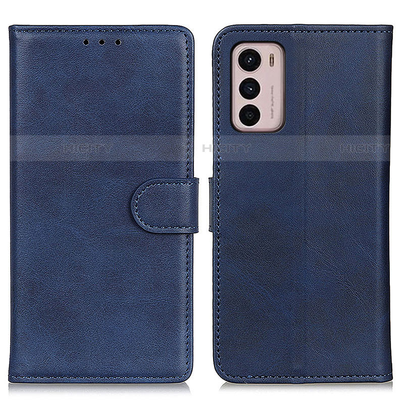 Coque Portefeuille Livre Cuir Etui Clapet A05D pour Motorola Moto G42 Bleu Plus